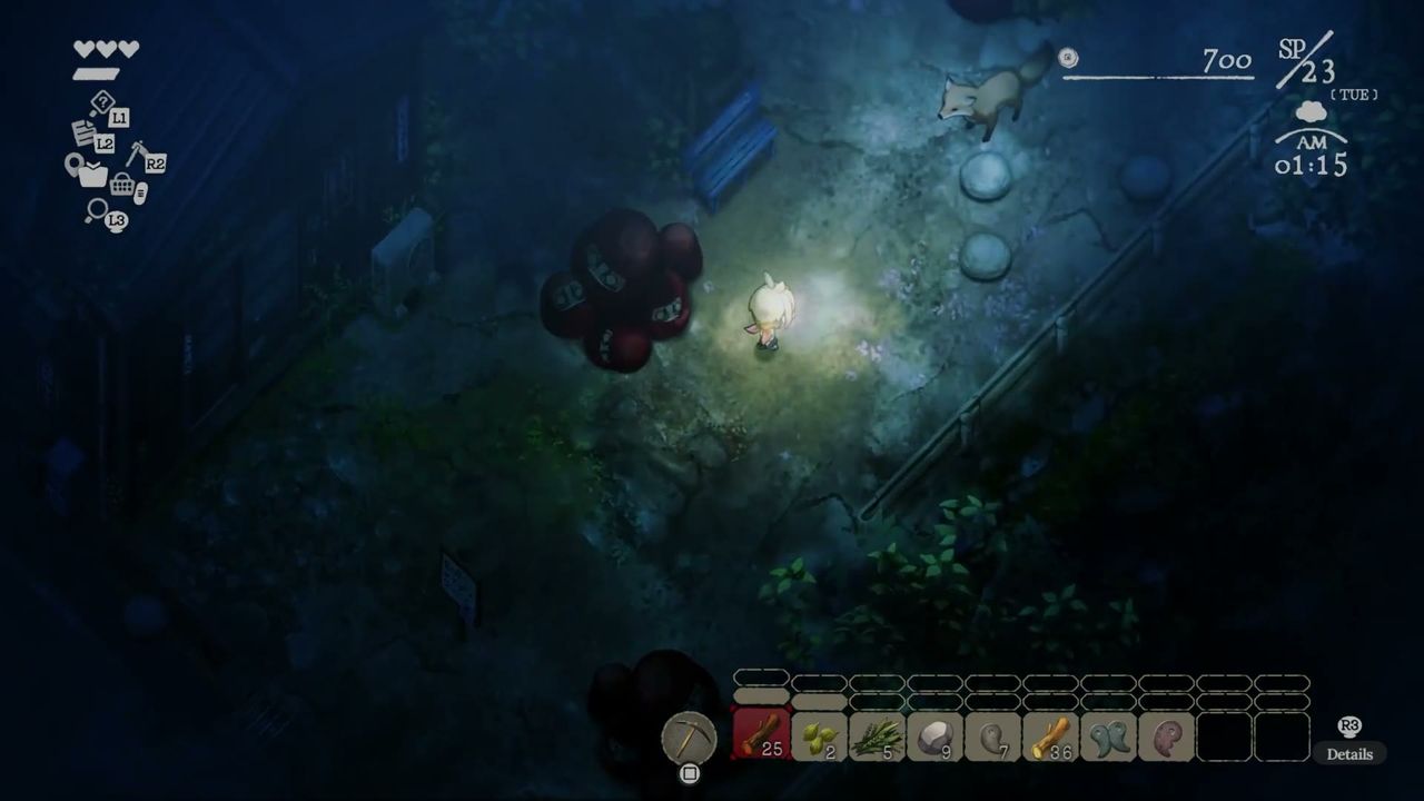 Official Village in the Shade footage: a glowing offering in the dark