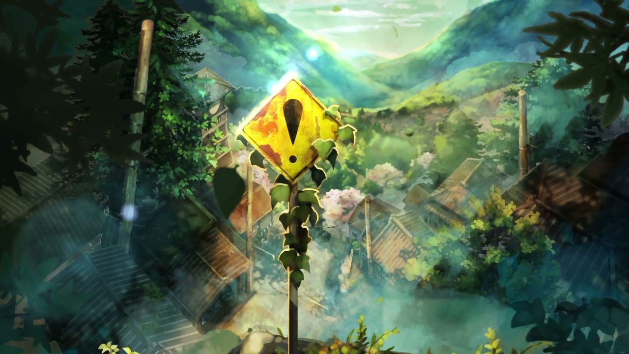 Official Village in the Shade footage: the overgrown approach to the village